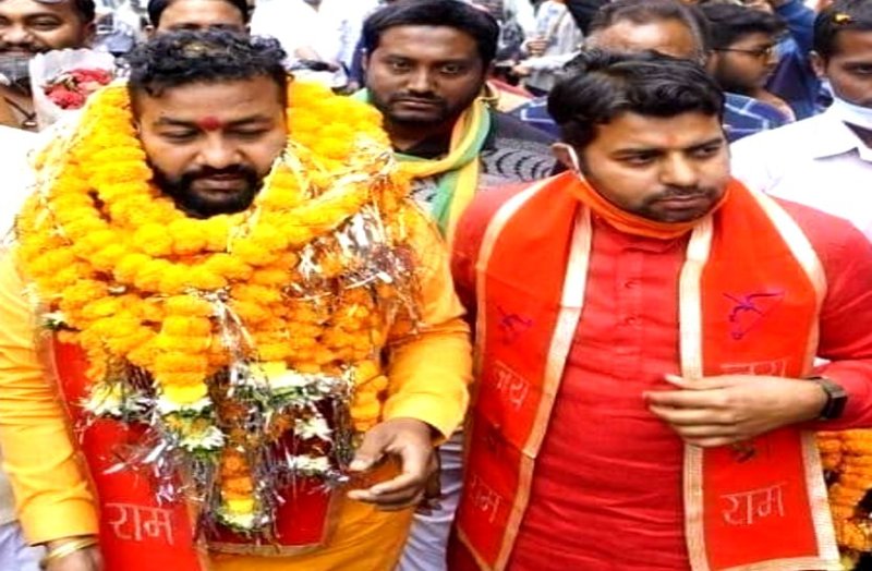पूर्व मंत्री प्रेमप्रकाश पांडेय के बेटे मनीष की राजनीति में एंट्री, भाजयुमो अध्यक्ष के साथ हुंकार रैली में भिलाई मेयर पर किए तीखे प्रहार