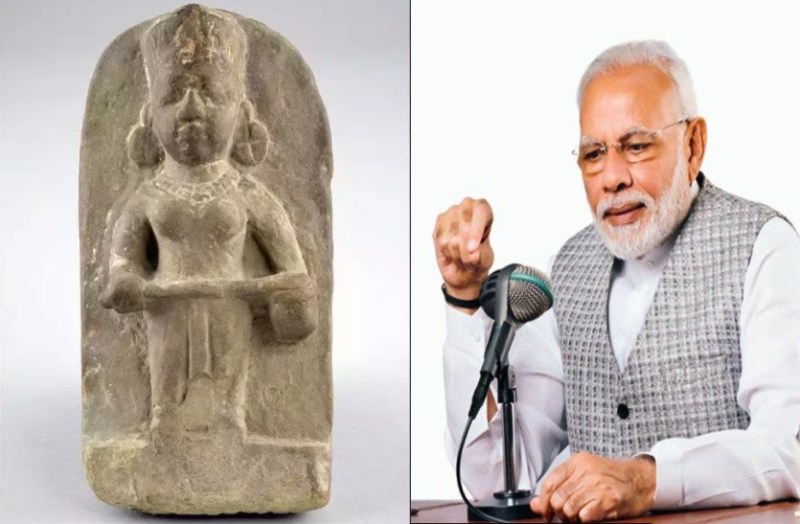 modi annapurna statue