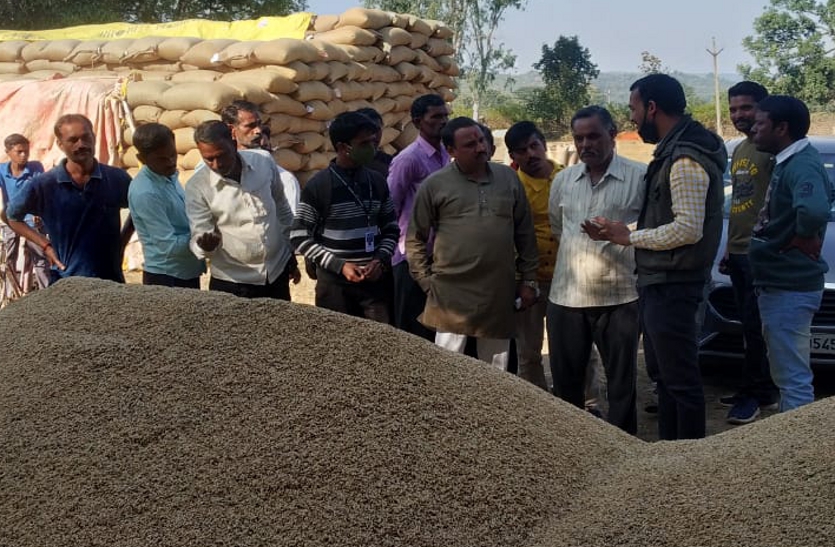 Grain : One and a half thousand quintal paddy in Rewa for 4 lakhs