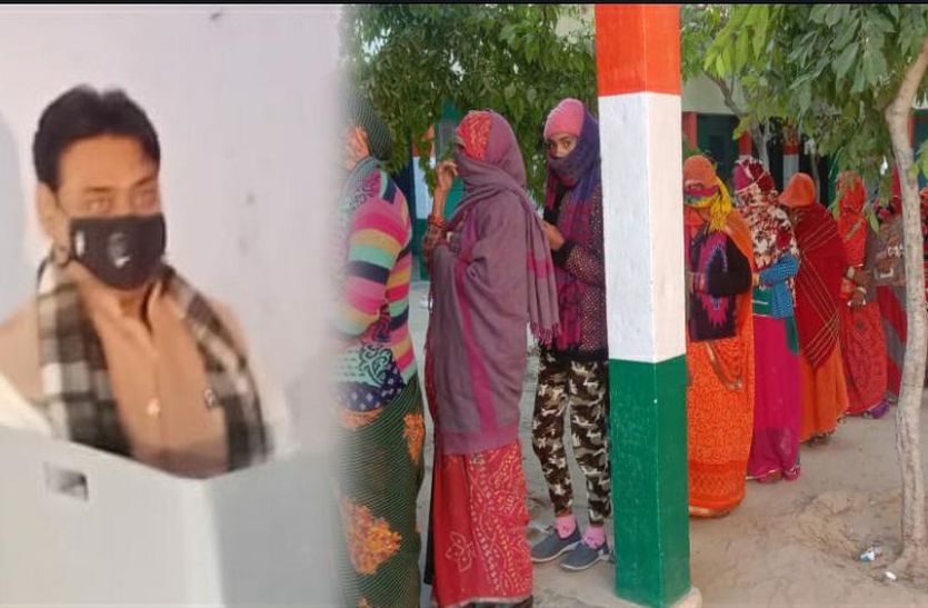 सबसे पहले पीसीसी चीफ डोटासरा ने किया मतदान, केंद्रों पर लगी कतारें