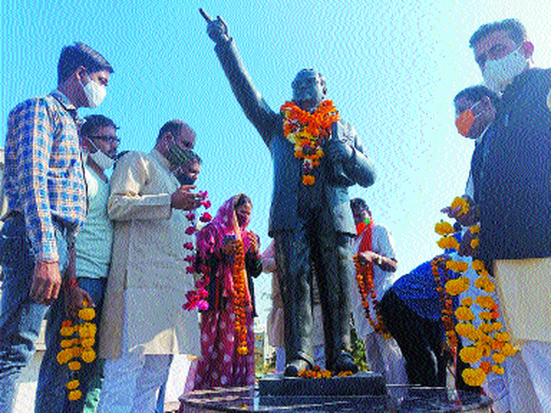 भीमराव अम्बेडकर की पुण्यतिथि मनाई, मनाया सामाजिक समरसता दिवस