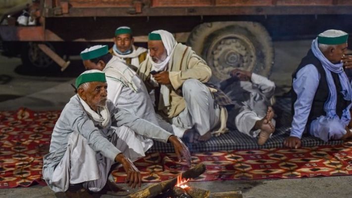 Farmer Death due to cold in protest