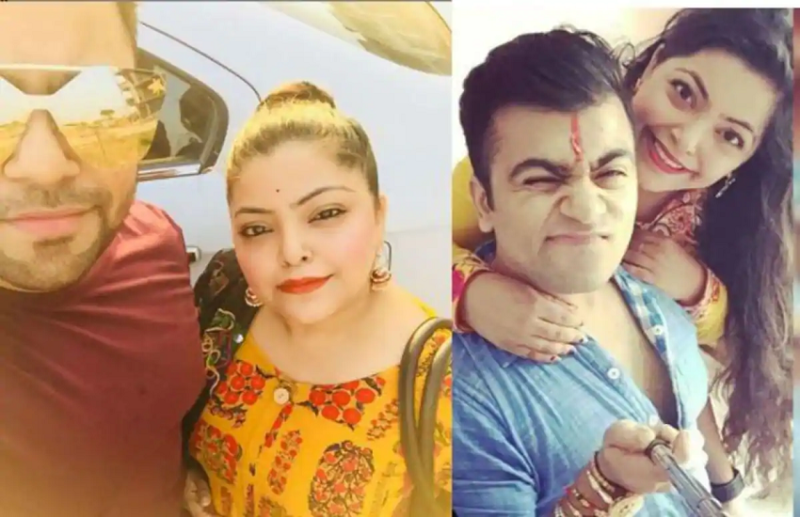 Divya Bhatnagar with her brother