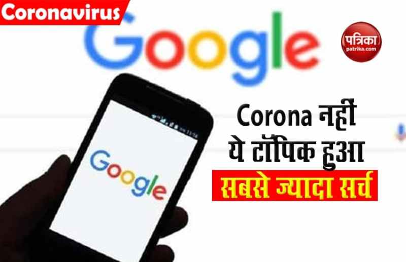 coronavirus is not most search in Google 2020