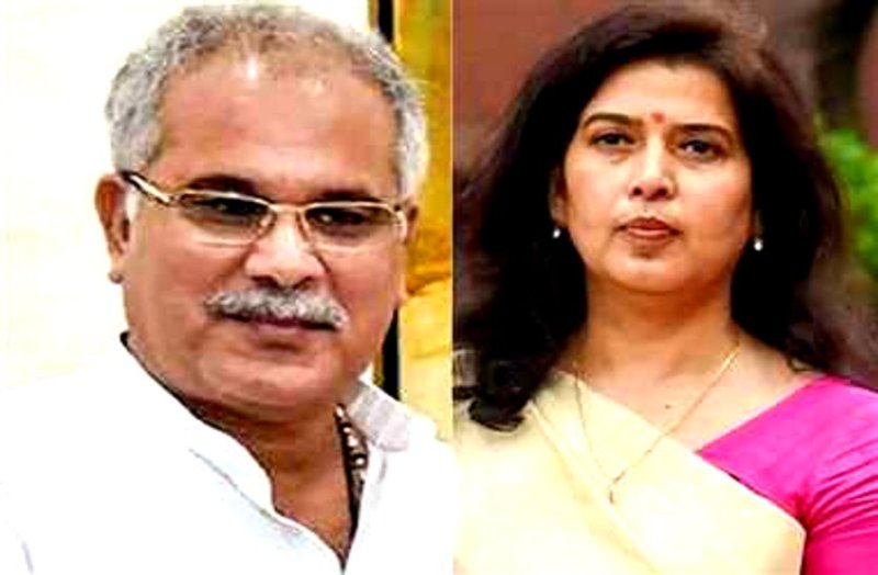 CM बघेल की सांसद सरोज पर कमर मटकाने वाली टिप्पणी से गरमाई राजनीति, भाजपा की महिला नेत्रियों ने फूंका सीएम का पुतला