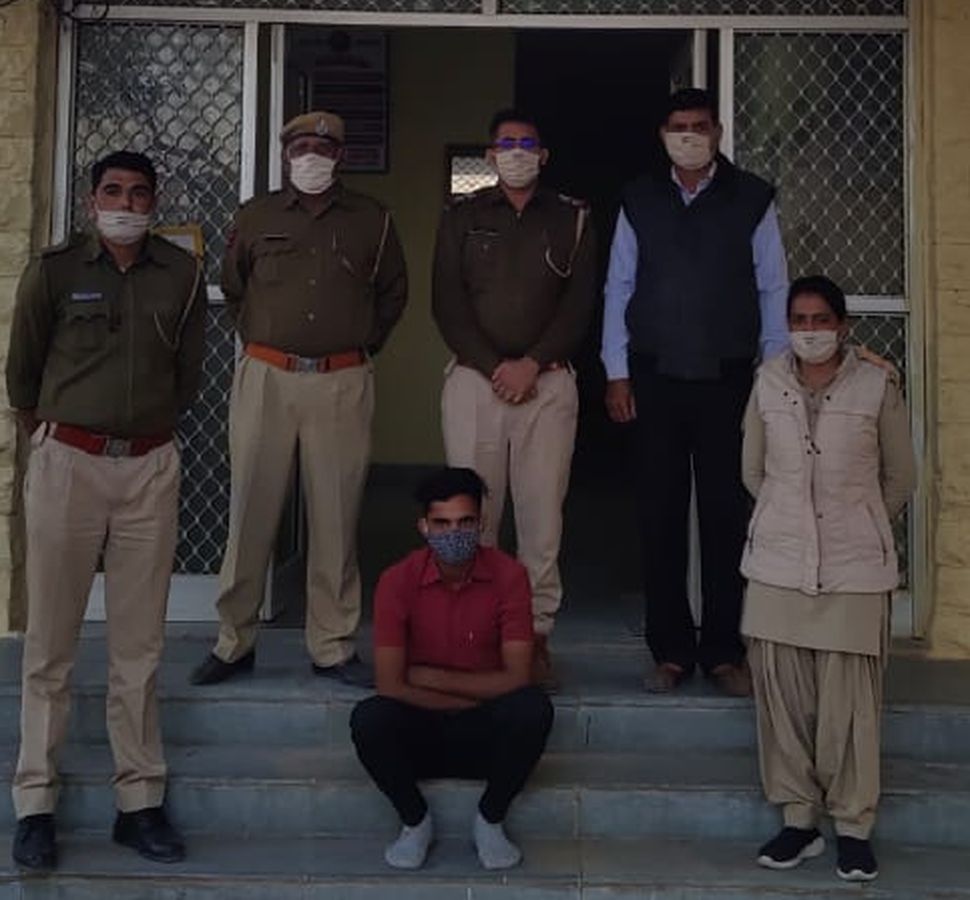 देसी पिस्तौल जब्त, युवक गिरफ्तार