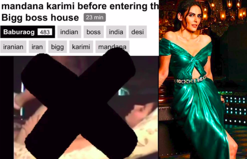 पोर्न साइट्स पर Mandana Karimi की आपत्तिजनक तस्वीरें हुईं अपलोड, एक्ट्रेस ने दी सफाई