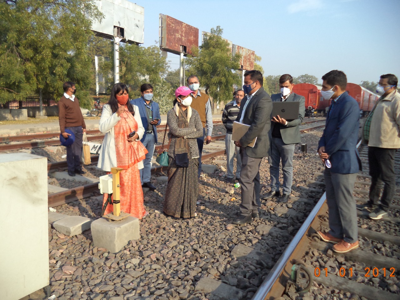 RAILWAY--अपर रेल महाप्रबंधक ने एचएबीडी का निरीक्षण किया