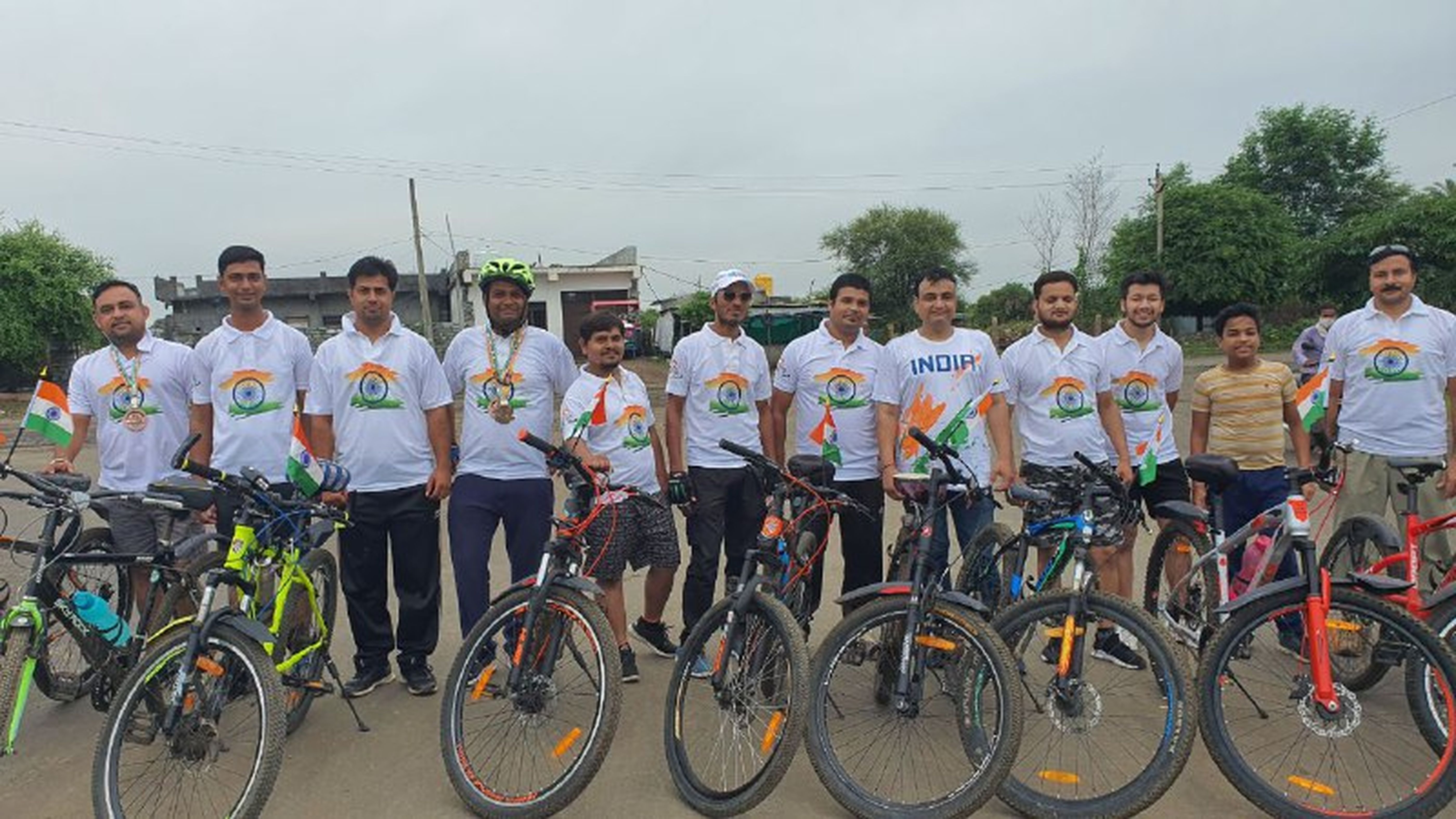 Youth are giving health mantra by cycling, winning medals