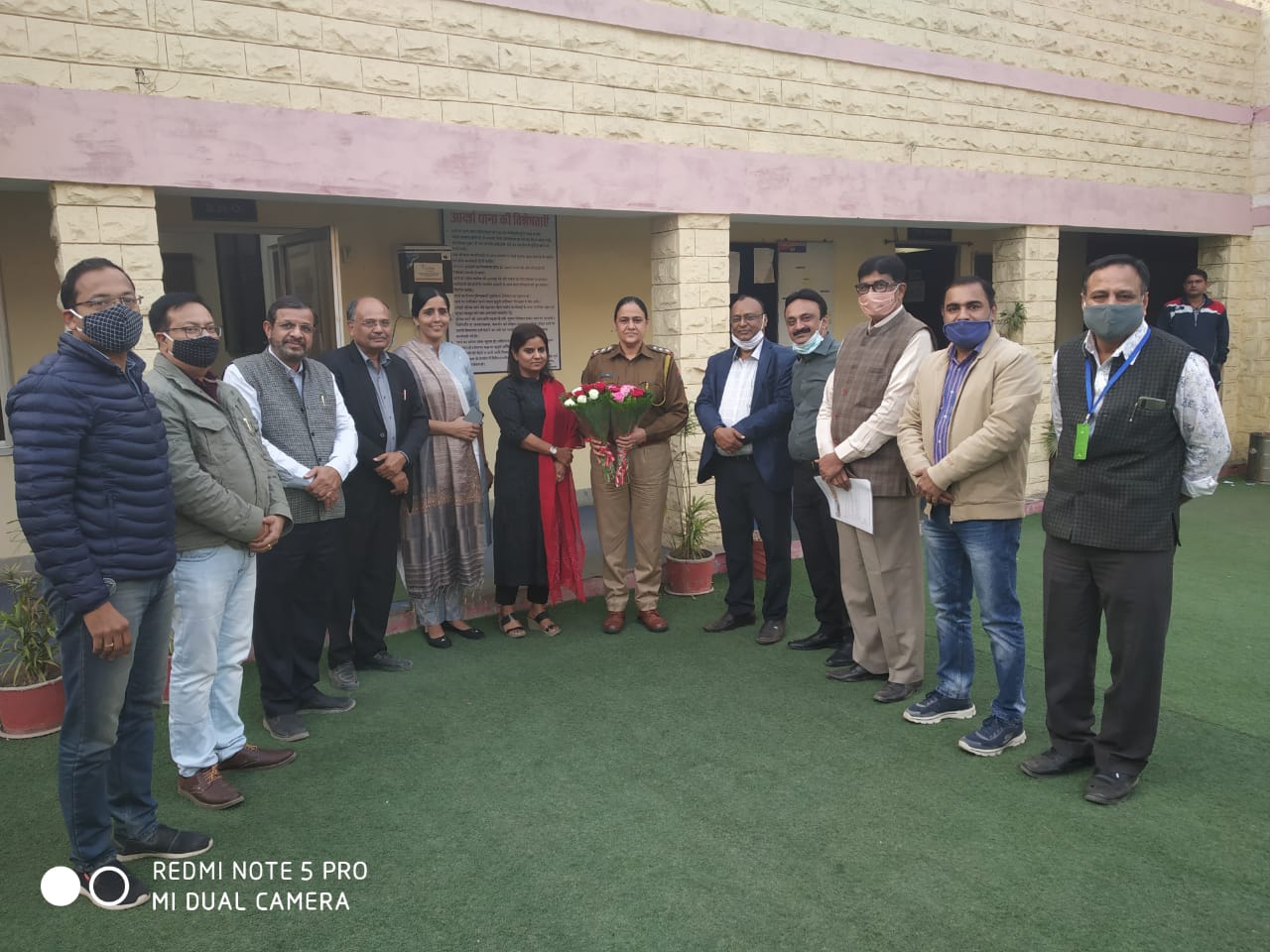 INDUSTRY---उद्यमियों ने किया बासनी थानाधिकारी चौधरी का स्वागत