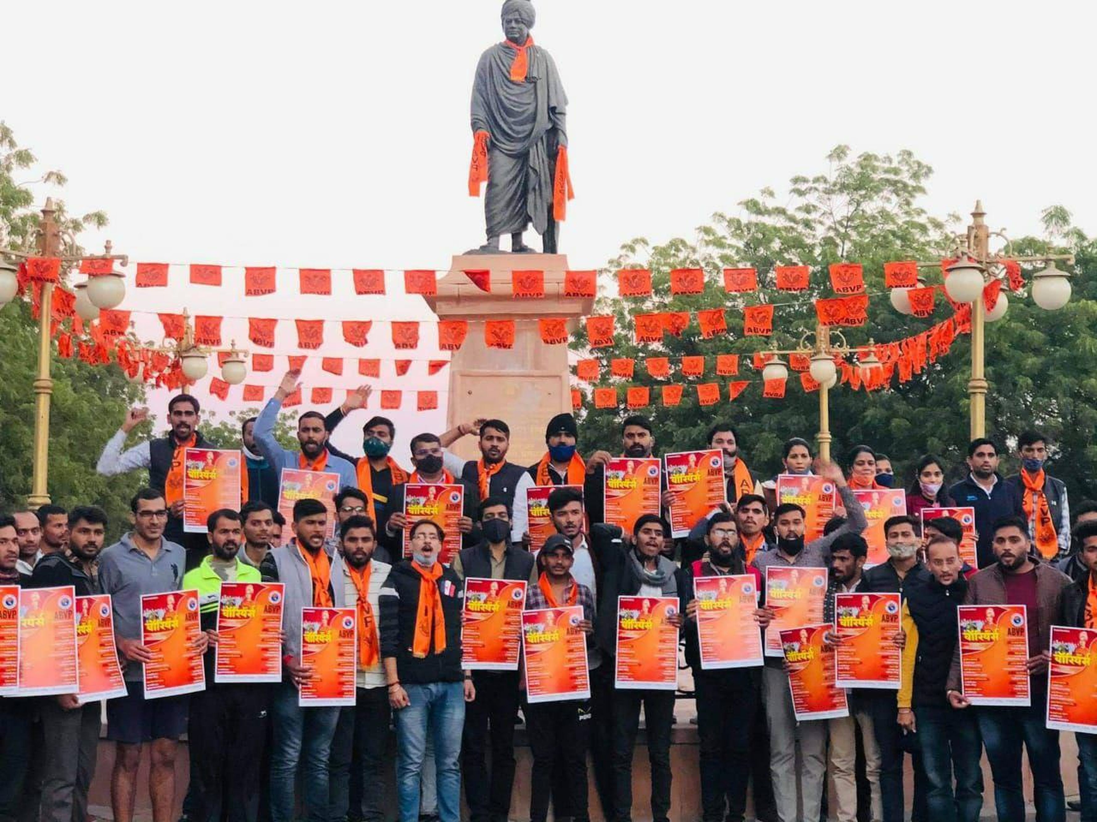 एबीवीपी ने किया वॉरियर्स-2021 पोस्टर का विमोचन