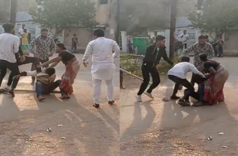 VIDEO: कांग्रेस पार्षद की खुलेआम गुंडागर्दी, युवक को जमकर पिटा, बचाने आई मां को भी नहीं बख्शा