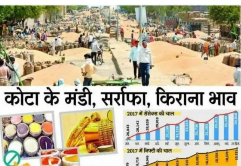 कोटा मंडी 15 जनवरी: चना, मैथी व लहसुन मंदा, देसी घी उछला