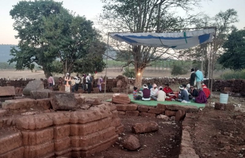 Fair held at the site of archaeological remains