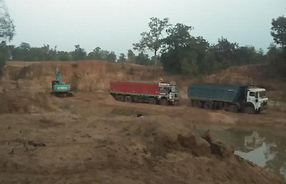 Complaints regarding mining on grassland