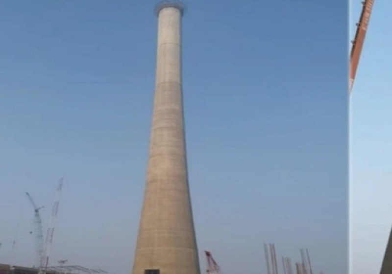 600 मेगावाट थर्मल पॉवर की चिमनी तैयार, शहर की सबसे ऊंची चिमनी, जानिए इसकी खूबी