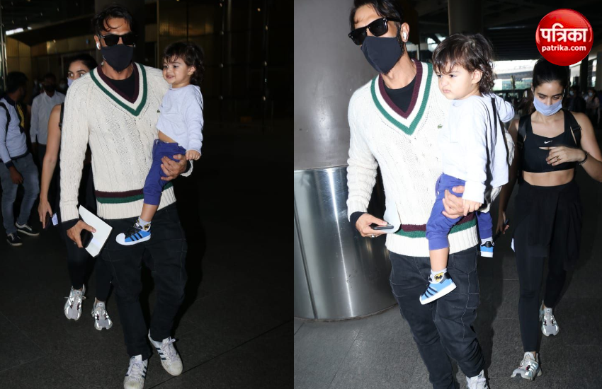 Arjun Rampal spotted at airport with his family