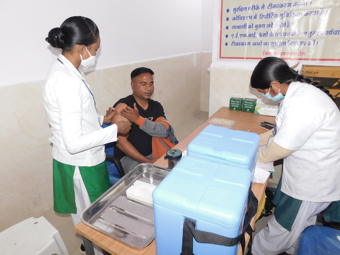 Vaccination of only 47 percent of front line workers