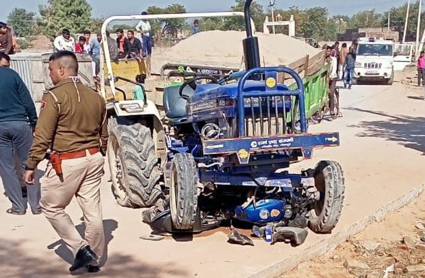 Illegal gravel-laden tractor trolley crushes young man, condition critical