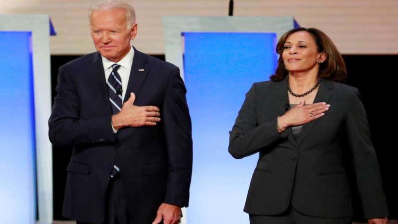 Joe Biden and Kamala Harris
