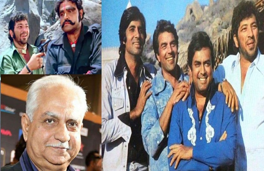 Sholay posters and Ramesh Sippy