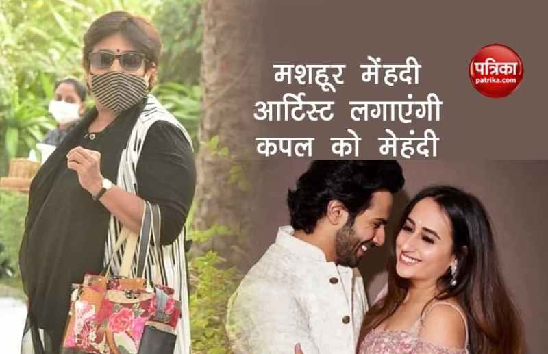 Mehndi Artist Veena Nagda Will Apply Mehndi To Varun Dhawan- Natasha