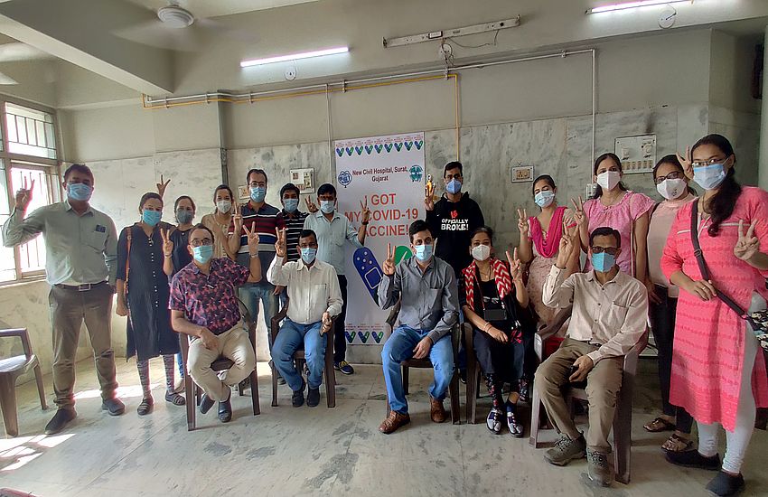 सूरत जिले में टीकाकरण महाअभियान ने पकड़ी रफ्तार