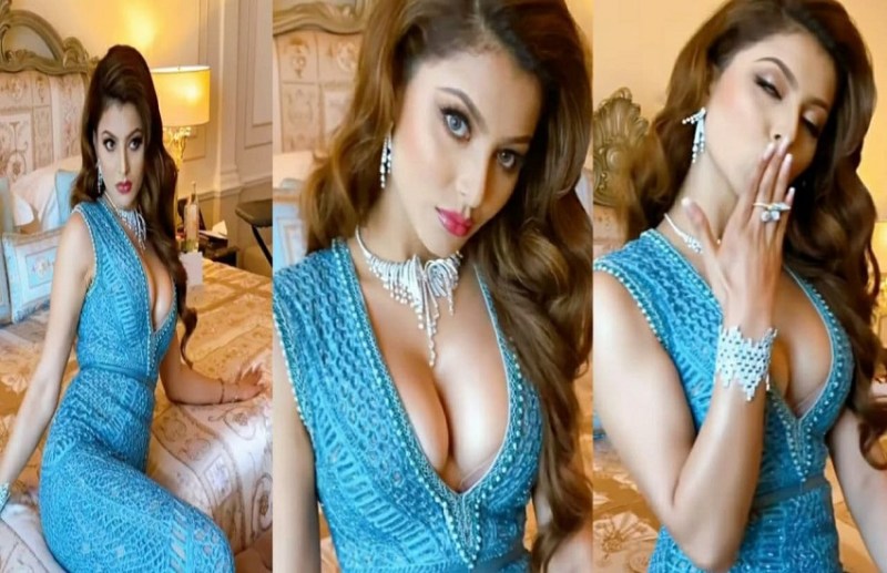 Urvashi Rautela BTS video from photoshoot