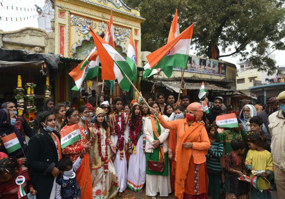 Mission Shakti tricolor journey from Mankameshwar on 72nd Republic Day