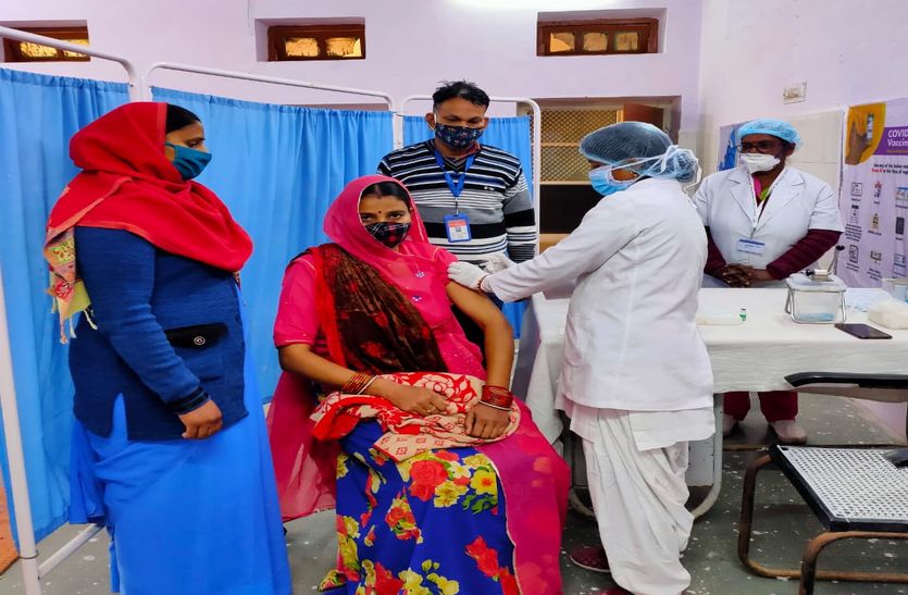 राजस्थान में यहां शत प्रतिशत कोरोना टीकाकरण, आज 15 सेंटर पर वैक्सीनेशन
