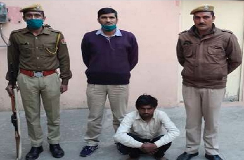 मिठाई की दुकान में चोरी करने 24 घंटे में गिरफ्तार