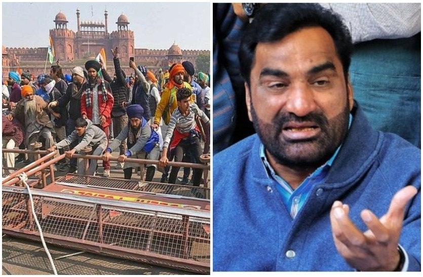 hanuman beniwal reacts on farmers agitation in Delhi