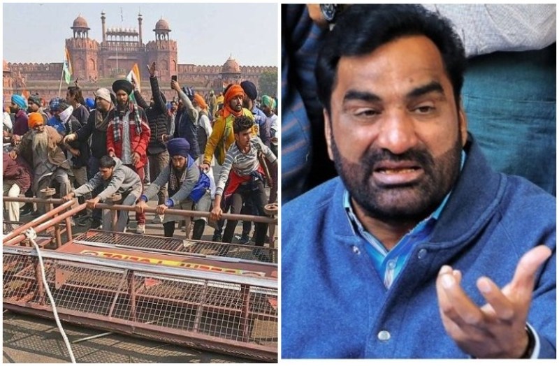 hanuman beniwal reacts on farmers agitation in Delhi