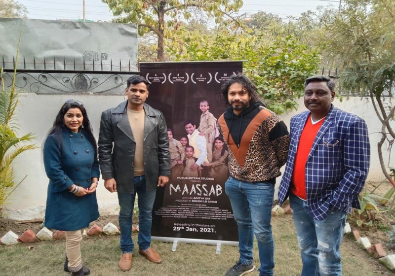Artists and directors of film Massab reached capital hindi news