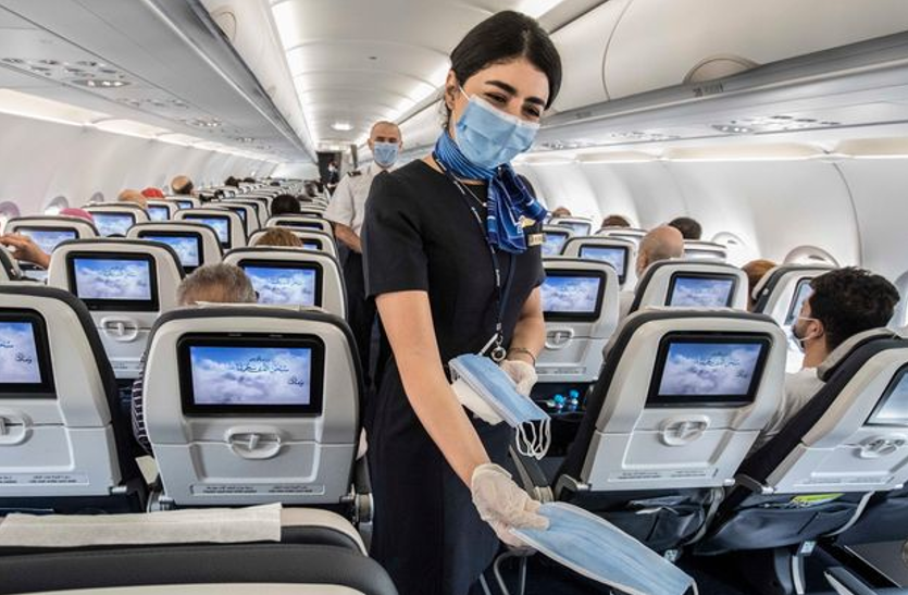 नाक-मुंह से निकली बूंदों से हवाई यात्रा में अधिक खतरा नहीं