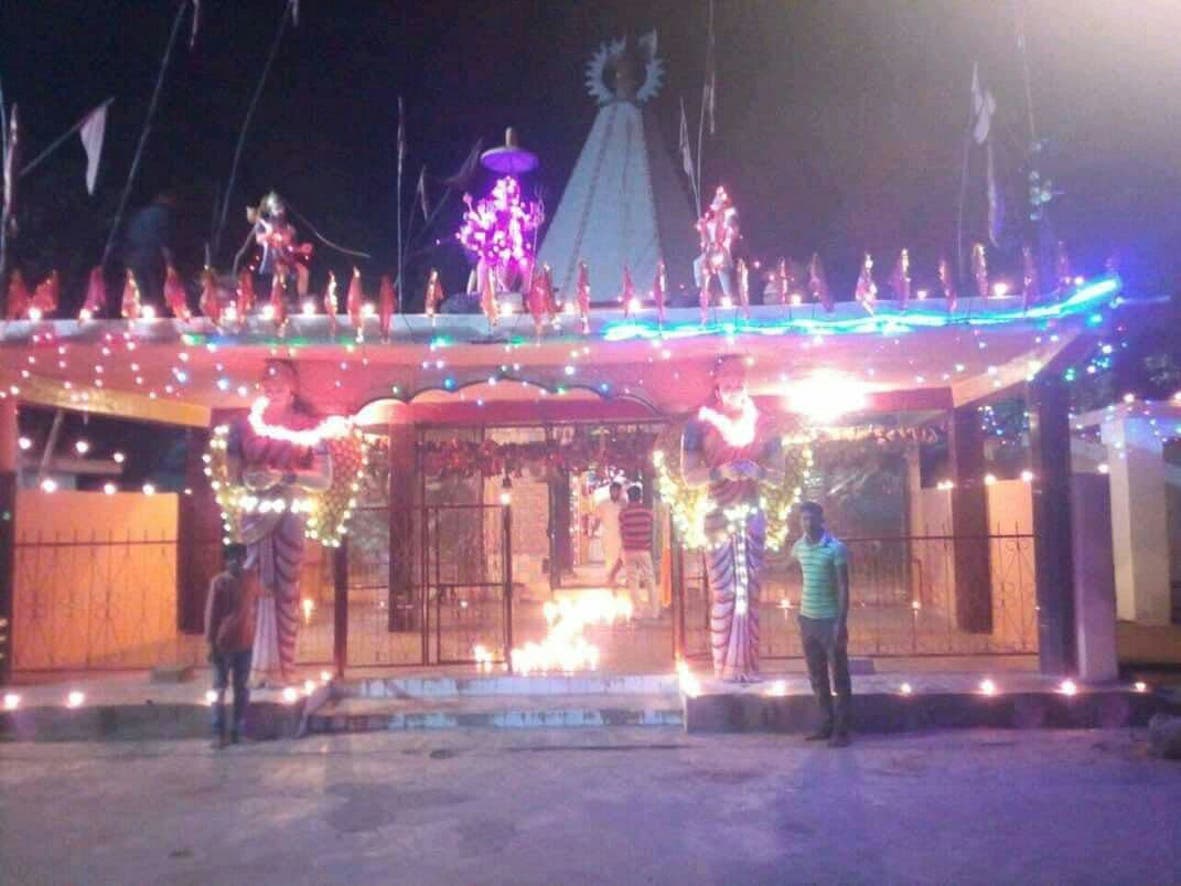 idol was found buried in bamboo under the tree