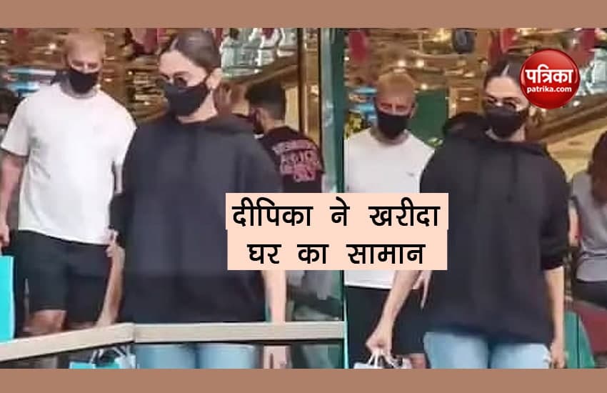 Actress Deepika Padukone Went Out For Grocery Shopping