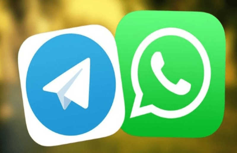 WhatsApp and Telegram