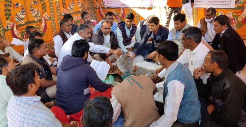 वीडीओ ने किया सत्याग्रह यज्ञ, 7 सूत्री मांगों को पूरा करने की मांग