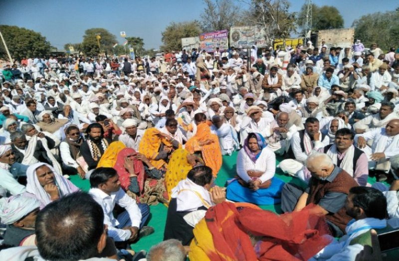 Farmers Jam Delhi-Jaipur National Highway 48 In Alwar District