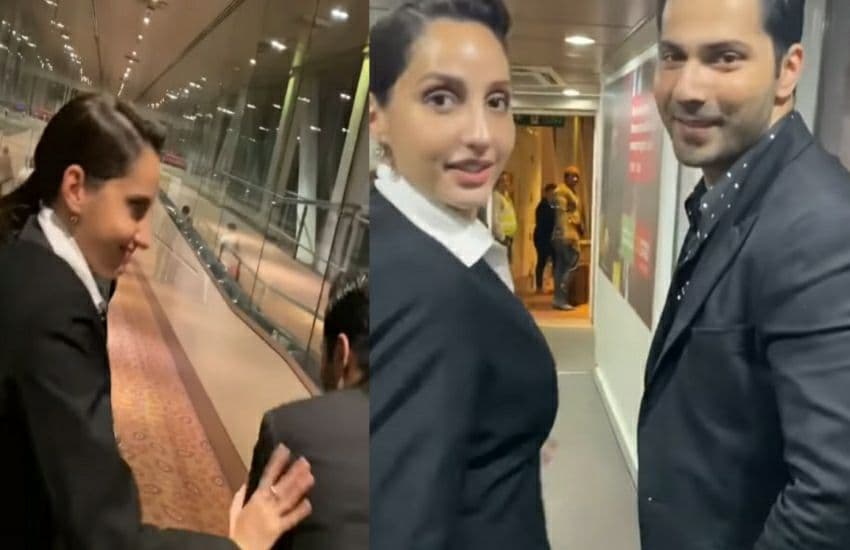 Nora Fatehi and Varun Dhawanj