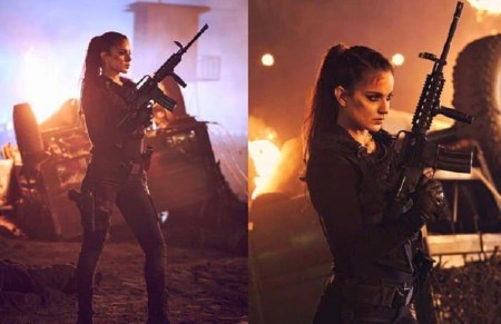 Kangana Ranaut Shared Her Upcoming Film Dhaakad Look