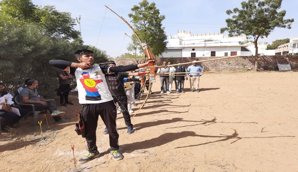 SPORTS---कृष्णपाल व कृति तीरदांजी में प्रथम