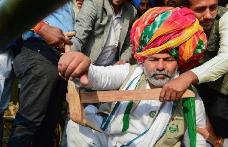 हरियाणा: राकेश टिकैत बोले- 4 लाख नहीं अब 40 लाख ट्रैक्टरों की रैली देखेगी सरकार