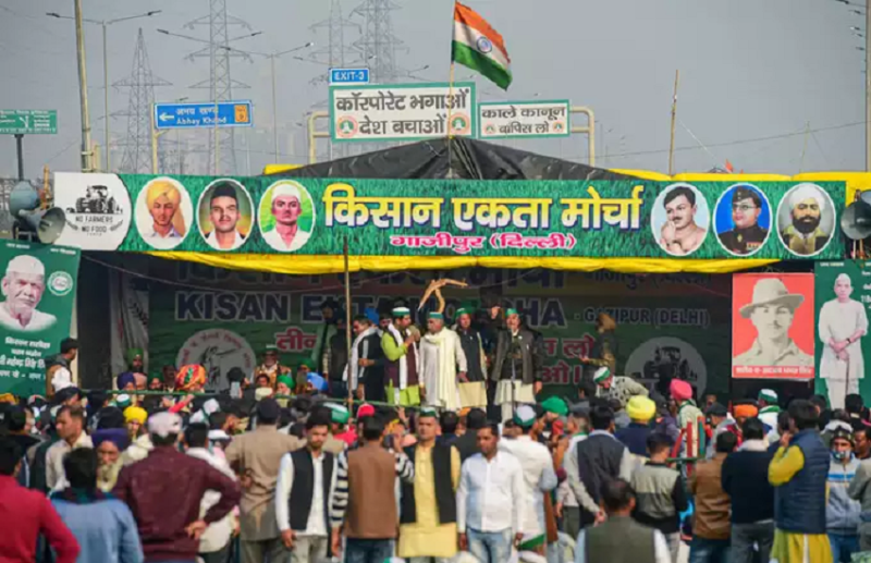 Ghazipur Border पहुंचे संयुक्त किसान मोर्चा के नेता, किसानों को बताई आगे की रणनीति