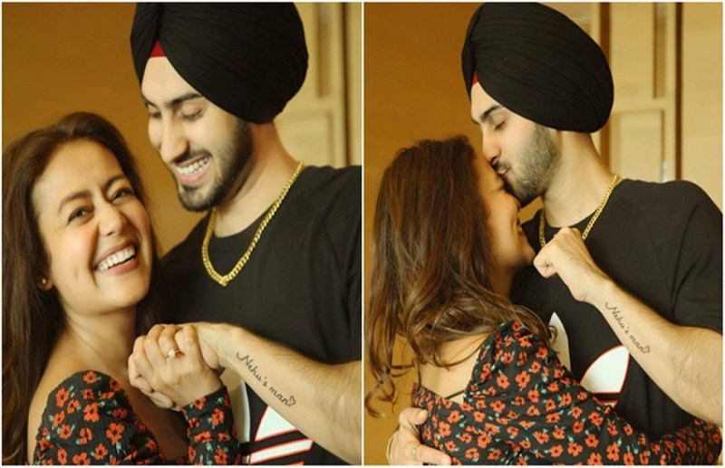 Rohanpreet Singh Got Neha Kakkar Tattoo Done On Valentines