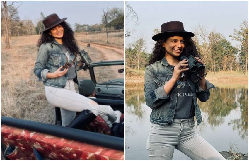 Actress Kangana Ranaut Arrives To Visit Jungle Safari