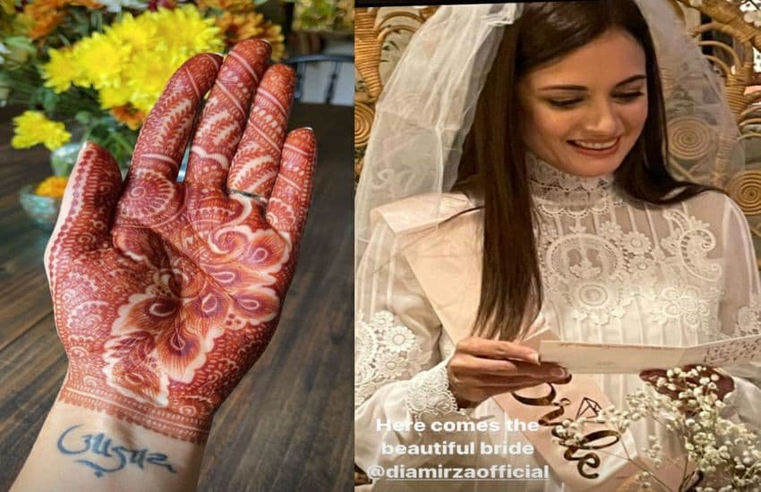 Dia Mirza Wedding photos