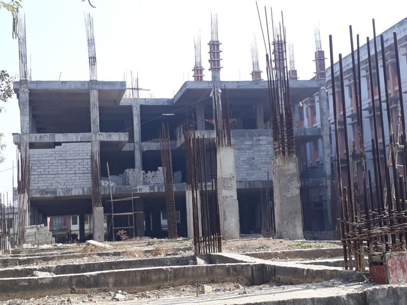 Construction of Micro Biology Building in Medical College hangs for 4 years