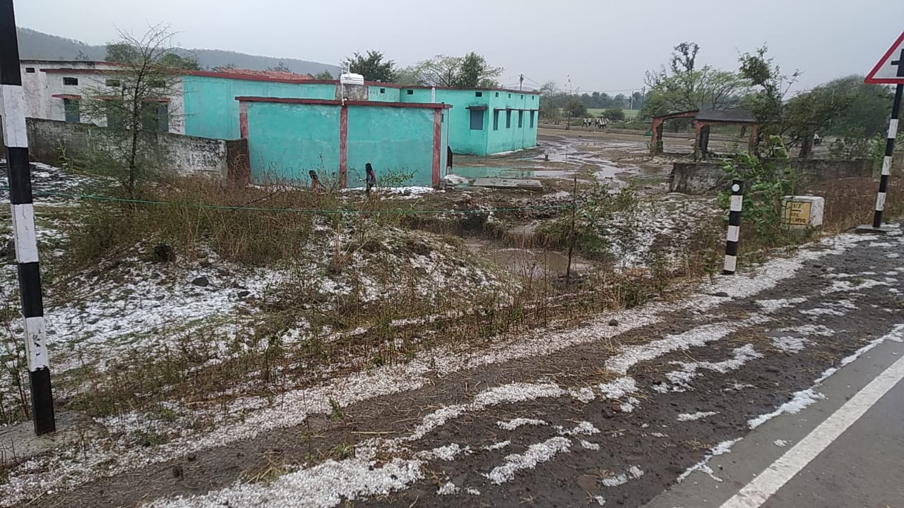 BREAKING NEWS - प्रकृति ने मचाया कोहराम, सिवनी जिले में खूब बरसे ओला